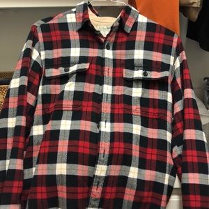 LL Bean plaid shirt